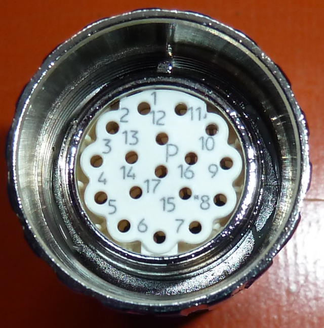 Stecker Geber M23 Bu 17p