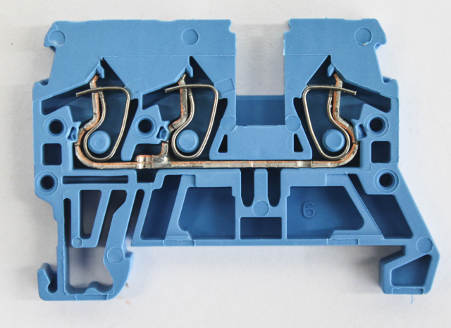Klemme TS35 2,5mm² 1-2 blau