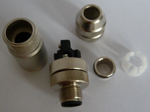 M12 5 pol Stift B-Kod S ger