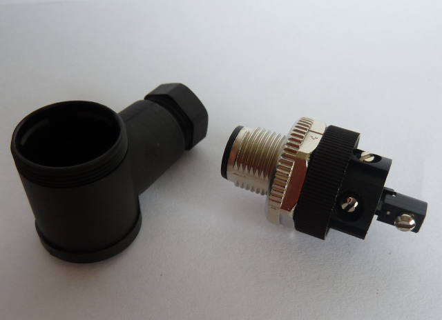 Kabelstecker M12 A 5pol gew