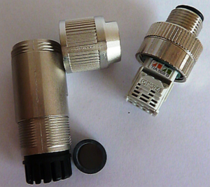 Stiftstecker M12 D-Kod S ger