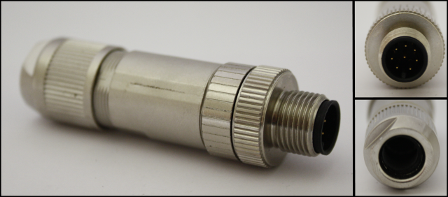 Kabelstecker, M12 8pol S
