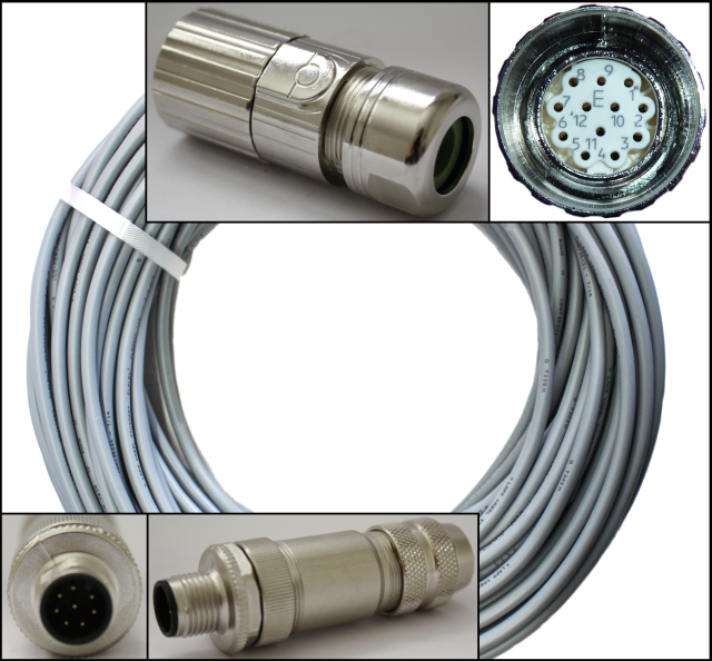 Geberleitung M12 8p-M23 S 3,5