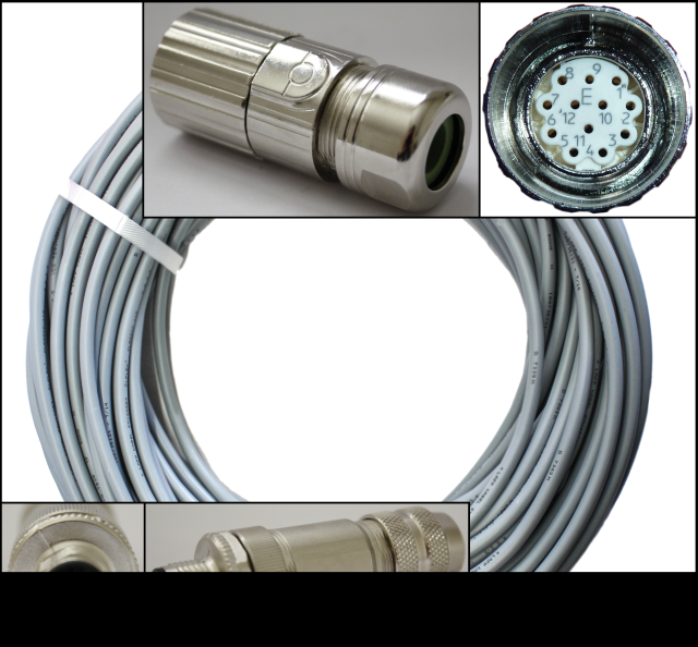 Geberleitung M12 8p Sti Sw o.L